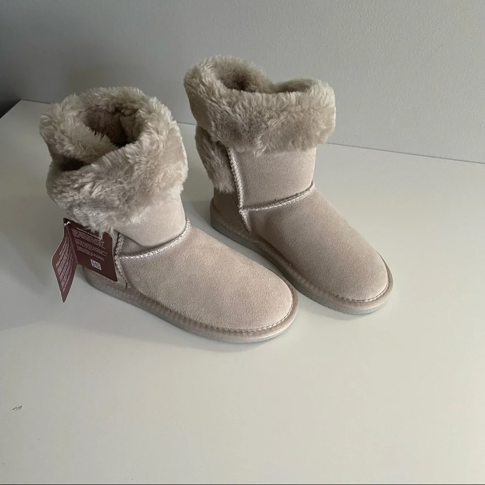 LAMO Suede Faux Fur Wrap Around Boots size 13